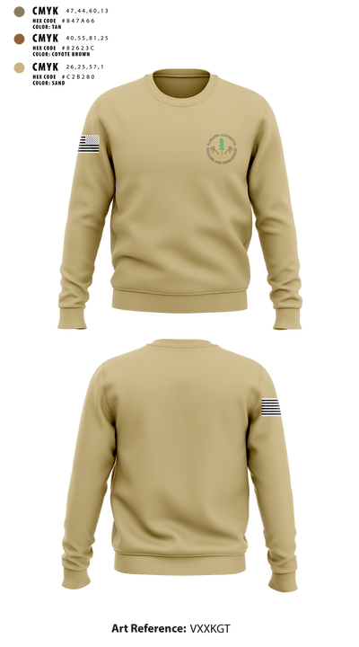 Alabama-Coushatta Wildland Fire Management 34946302 Crew Neck Sweatshirt - 3
