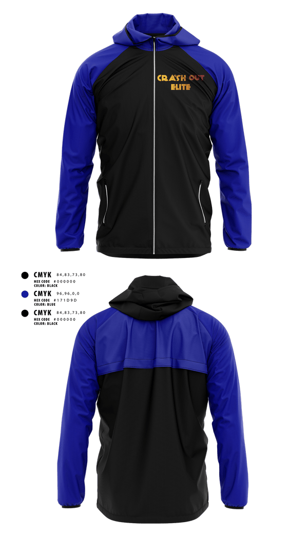 Windbreaker, Crash out elite, Men's Basketball, Teamtime, Team time, sublimation, custom sports apparel, team uniforms, spirit wear, spiritwear, sports uniforms, custom shirts, team store, custom team store, fundraiser sports, apparel fundraiser