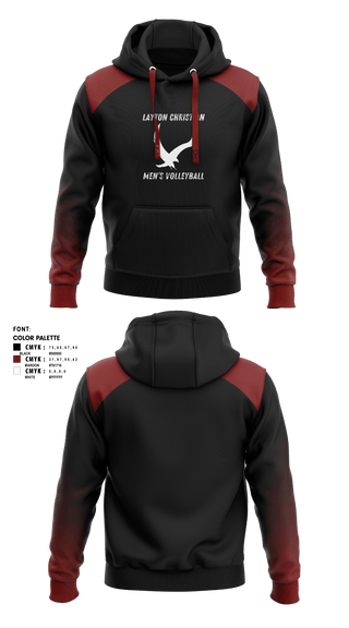 Hoodie, Eagles, Men's Volleyball, Teamtime, Team time, sublimation, custom sports apparel, team uniforms, spirit wear, spiritwear, sports uniforms, custom shirts, team store, custom team store, fundraiser sports, apparel fundraiser