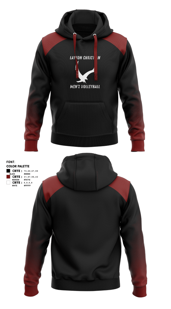 Hoodie, Eagles, Men's Volleyball, Teamtime, Team time, sublimation, custom sports apparel, team uniforms, spirit wear, spiritwear, sports uniforms, custom shirts, team store, custom team store, fundraiser sports, apparel fundraiser