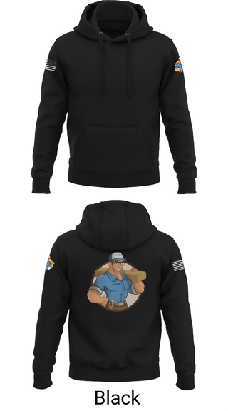 Hoodie, Gómez Door’s & Trim, , Teamtime, Team time, sublimation, custom sports apparel, team uniforms, spirit wear, spiritwear, sports uniforms, custom shirts, team store, custom team store, fundraiser sports, apparel fundraiser