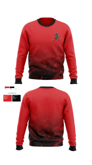 Crew Neck Sweatshirt, Assumption High School Volleyball, Women's Volleyball, Teamtime, Team time, sublimation, custom sports apparel, team uniforms, spirit wear, spiritwear, sports uniforms, custom shirts, team store, custom team store, fundraiser sports, apparel fundraiser