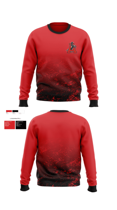 Assumption High School Volleyball 46770646 Crew Neck Sweatshirt - 1