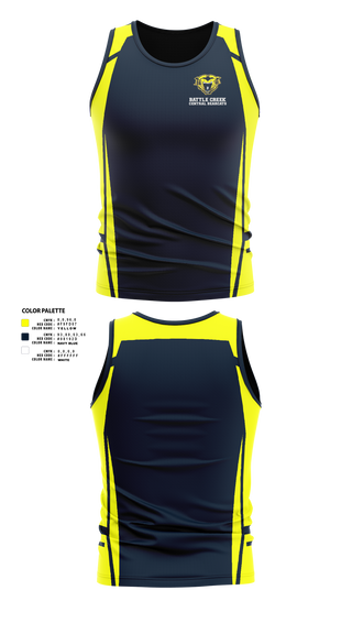 Men's Track Singlet, Battle Creek Central Bearcats Flag Football, Track & Field, Teamtime, Team time, sublimation, custom sports apparel, team uniforms, spirit wear, spiritwear, sports uniforms, custom shirts, team store, custom team store, fundraiser sports, apparel fundraiser