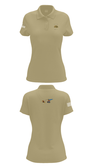 Women's Short Sleeve Performance Polo, AOB-S, Army, Teamtime, Team time, sublimation, custom sports apparel, team uniforms, spirit wear, spiritwear, sports uniforms, custom shirts, team store, custom team store, fundraiser sports, apparel fundraiser