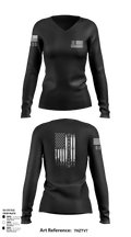 285 8480956 Women's Long Sleeve V-neck Shirt - 32