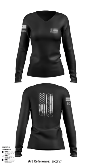 Women's Long Sleeve Vneck Shirt, 285Corrections, , Teamtime, Team time, sublimation, custom sports apparel, team uniforms, spirit wear, spiritwear, sports uniforms, custom shirts, team store, custom team store, fundraiser sports, apparel fundraiser