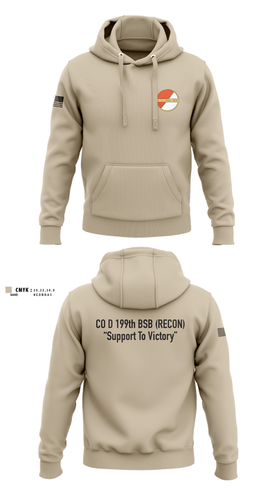Co D 199TH BSB RECON 1334677 Hoodie - 7