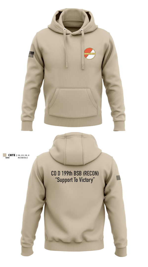 Hoodie, Co D 199TH BSB RECON, National Guard, Teamtime, Team time, sublimation, custom sports apparel, team uniforms, spirit wear, spiritwear, sports uniforms, custom shirts, team store, custom team store, fundraiser sports, apparel fundraiser