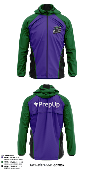 Windbreaker, Gator Prep, Football, Teamtime, Team time, sublimation, custom sports apparel, team uniforms, spirit wear, spiritwear, sports uniforms, custom shirts, team store, custom team store, fundraiser sports, apparel fundraiser