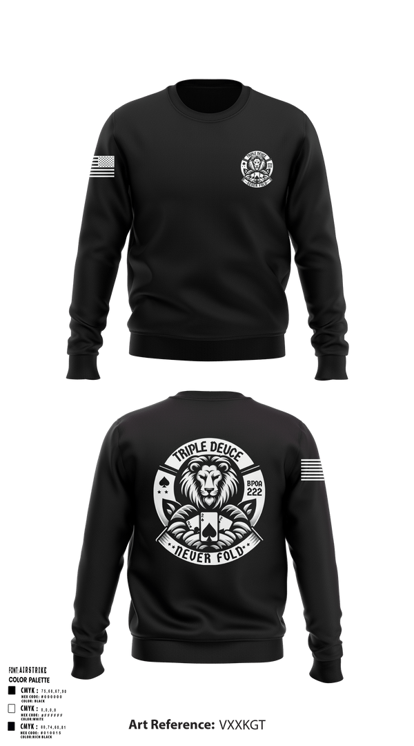 Crew Neck Sweatshirt, BPOA 222, Police, Teamtime, Team time, sublimation, custom sports apparel, team uniforms, spirit wear, spiritwear, sports uniforms, custom shirts, team store, custom team store, fundraiser sports, apparel fundraiser