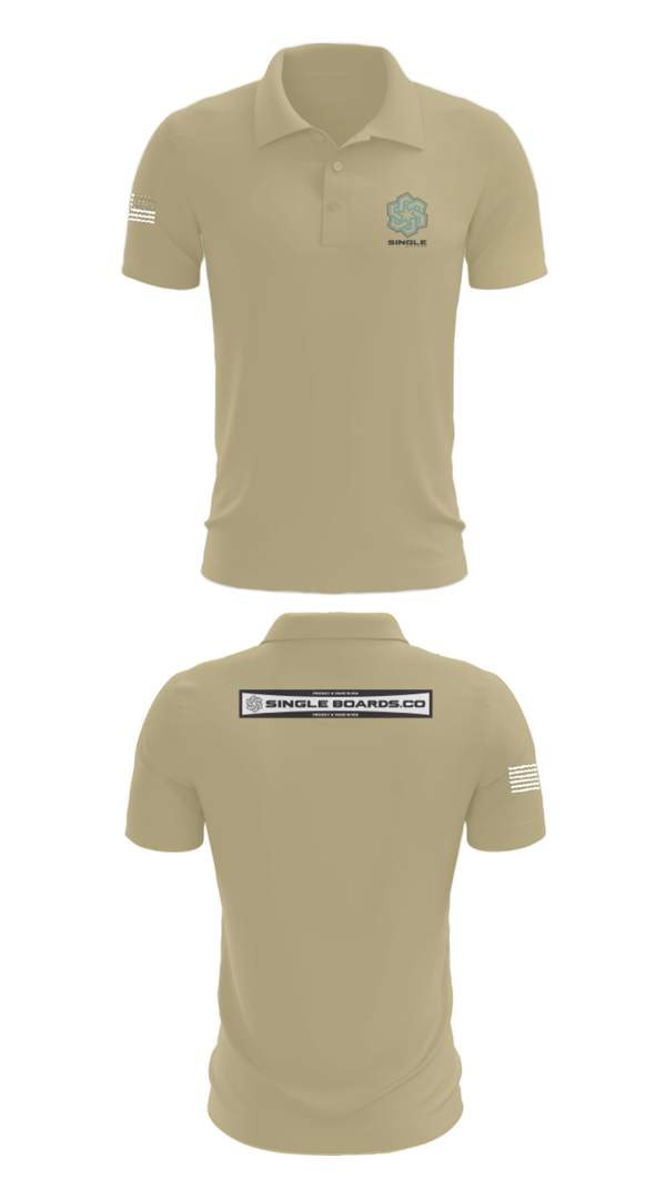 Short Sleeve Performance Polo, Single Boards.co, E-Sports, Teamtime, Team time, sublimation, custom sports apparel, team uniforms, spirit wear, spiritwear, sports uniforms, custom shirts, team store, custom team store, fundraiser sports, apparel fundraiser