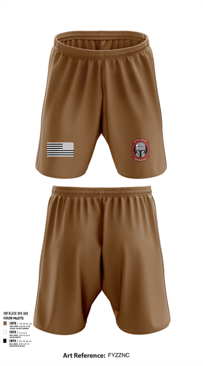 637th Chemical Company 41449538 Athletic Shorts With Pockets - 1