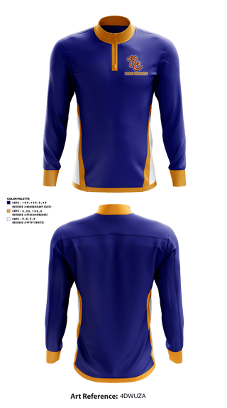 Quarter Zip Jacket, Peach Clobbers, Baseball, Teamtime, Team time, sublimation, custom sports apparel, team uniforms, spirit wear, spiritwear, sports uniforms, custom shirts, team store, custom team store, fundraiser sports, apparel fundraiser