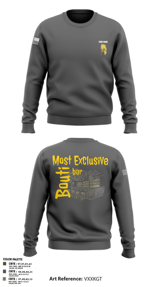 Crew Neck Sweatshirt, jsotf J2, Army, Teamtime, Team time, sublimation, custom sports apparel, team uniforms, spirit wear, spiritwear, sports uniforms, custom shirts, team store, custom team store, fundraiser sports, apparel fundraiser