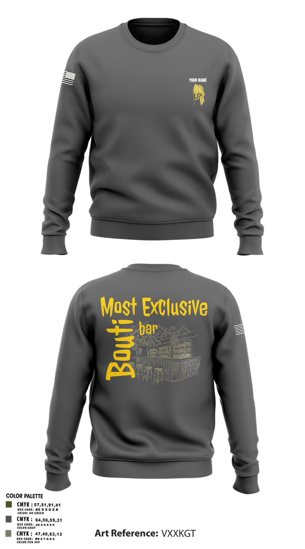 Crew Neck Sweatshirt, jsotf J2, Army, Teamtime, Team time, sublimation, custom sports apparel, team uniforms, spirit wear, spiritwear, sports uniforms, custom shirts, team store, custom team store, fundraiser sports, apparel fundraiser
