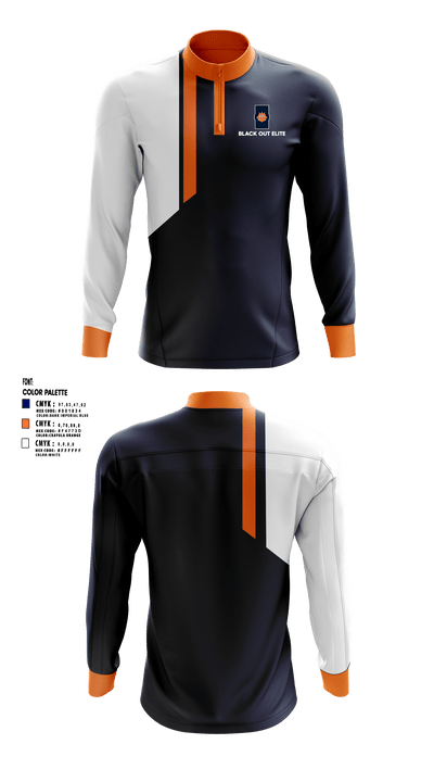 BLACK OUT ELITE 60537812 Quarter Zip Jacket - 1