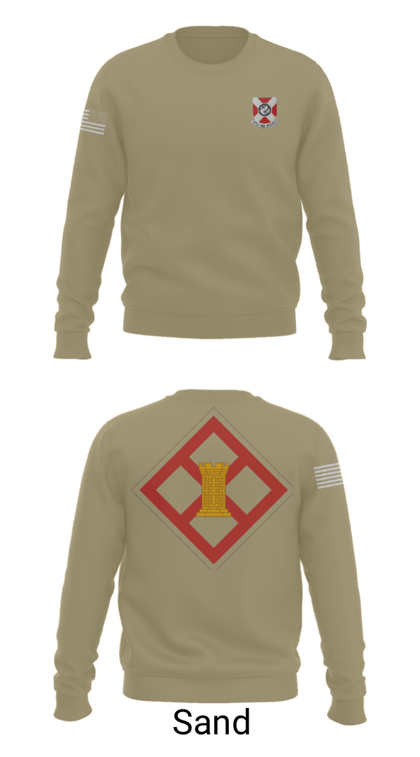 Crew Neck Sweatshirt, 322 EN CO, Army, Teamtime, Team time, sublimation, custom sports apparel, team uniforms, spirit wear, spiritwear, sports uniforms, custom shirts, team store, custom team store, fundraiser sports, apparel fundraiser