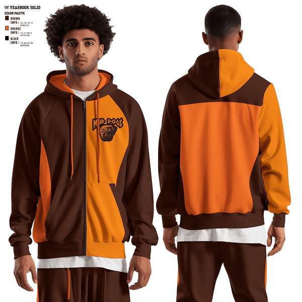 Zip Hoodie, Mud, Men's Basketball, Teamtime, Team time, sublimation, custom sports apparel, team uniforms, spirit wear, spiritwear, sports uniforms, custom shirts, team store, custom team store, fundraiser sports, apparel fundraiser