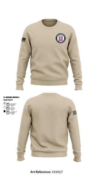 Crew Neck Sweatshirt, 82nd Airborne Division, Army, Teamtime, Team time, sublimation, custom sports apparel, team uniforms, spirit wear, spiritwear, sports uniforms, custom shirts, team store, custom team store, fundraiser sports, apparel fundraiser