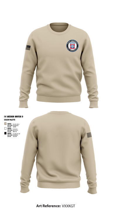 82nd Airborne Division 11524077 Crew Neck Sweatshirt - 1
