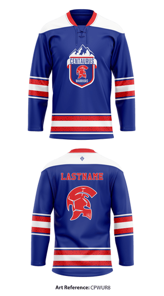 Centaurus HS Soccer 3784649 Hockey Jersey - 1
