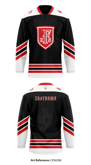 Fairview Men's Soccer 98323569 Hockey Jersey - 1
