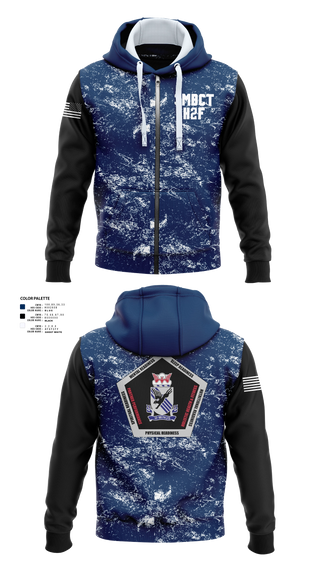3BCT H2F 56762054 Zip Hoodie - 130