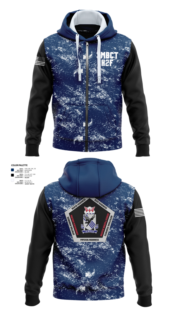 3BCT H2F 56762054 Zip Hoodie - 130