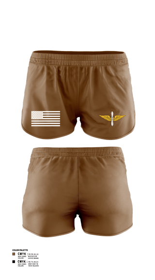Women's Shorts, Investigator, Army, Teamtime, Team time, sublimation, custom sports apparel, team uniforms, spirit wear, spiritwear, sports uniforms, custom shirts, team store, custom team store, fundraiser sports, apparel fundraiser