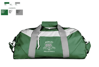 Duffle Bag, Burley High School Volleyball, Women's Volleyball, Teamtime, Team time, sublimation, custom sports apparel, team uniforms, spirit wear, spiritwear, sports uniforms, custom shirts, team store, custom team store, fundraiser sports, apparel fundraiser