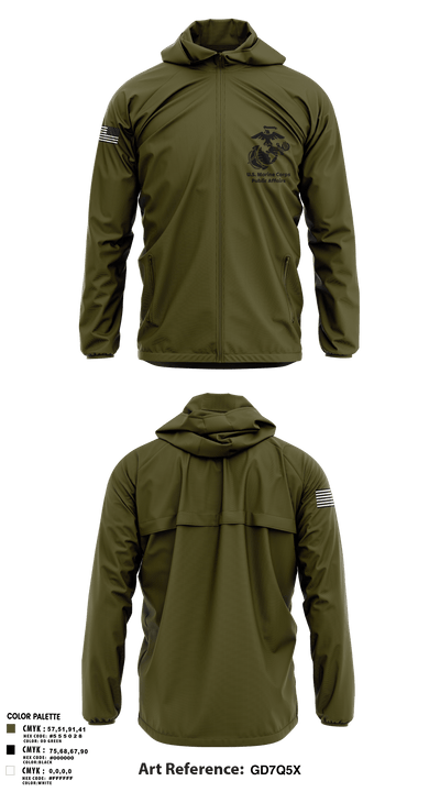 MCRDPI COMMSTRAT 84265949 Windbreaker - 4