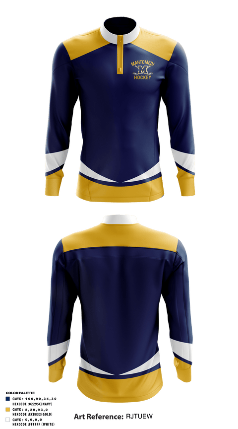 Quarter Zip Jacket, Mahtomedi, Ice Hockey, Teamtime, Team time, sublimation, custom sports apparel, team uniforms, spirit wear, spiritwear, sports uniforms, custom shirts, team store, custom team store, fundraiser sports, apparel fundraiser