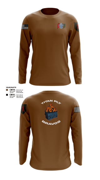 Long Sleeve Performance Shirt, 3rd plt kingsmen, Army, Teamtime, Team time, sublimation, custom sports apparel, team uniforms, spirit wear, spiritwear, sports uniforms, custom shirts, team store, custom team store, fundraiser sports, apparel fundraiser