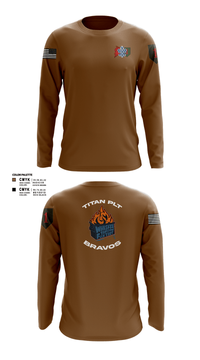3rd plt kingsmen 25253599 Long Sleeve Performance Shirt - 4