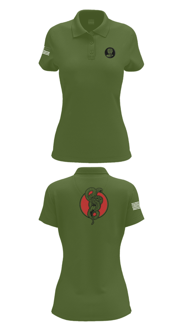 Women's Short Sleeve Performance Polo, Red WarriorsCobras, Army, Teamtime, Team time, sublimation, custom sports apparel, team uniforms, spirit wear, spiritwear, sports uniforms, custom shirts, team store, custom team store, fundraiser sports, apparel fundraiser