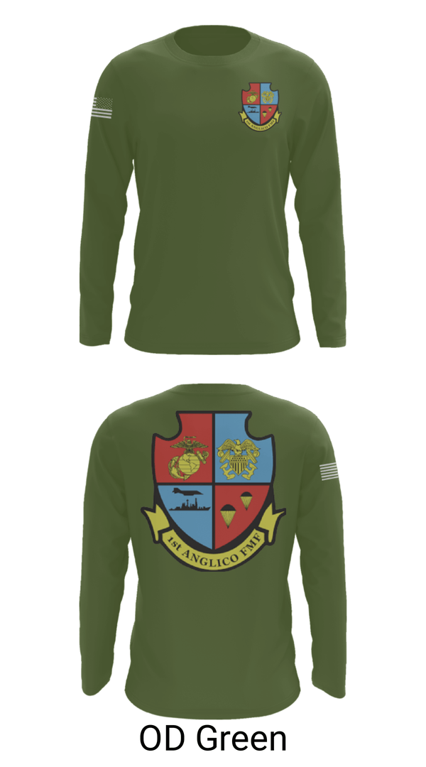Long Sleeve Performance Shirt, 1st Anglico, , Teamtime, Team time, sublimation, custom sports apparel, team uniforms, spirit wear, spiritwear, sports uniforms, custom shirts, team store, custom team store, fundraiser sports, apparel fundraiser