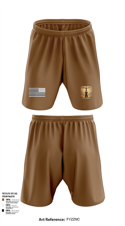 GySgt Quiles 26571589 Athletic Shorts With Pockets - 1