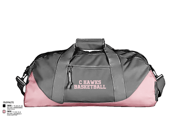 Duffle Bag, C hawks, Men's Basketball, Teamtime, Team time, sublimation, custom sports apparel, team uniforms, spirit wear, spiritwear, sports uniforms, custom shirts, team store, custom team store, fundraiser sports, apparel fundraiser