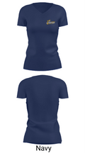 East Grand Rapids High School Water Polo 80527582 Women's Short Sleeve V-neck Shirt - 38