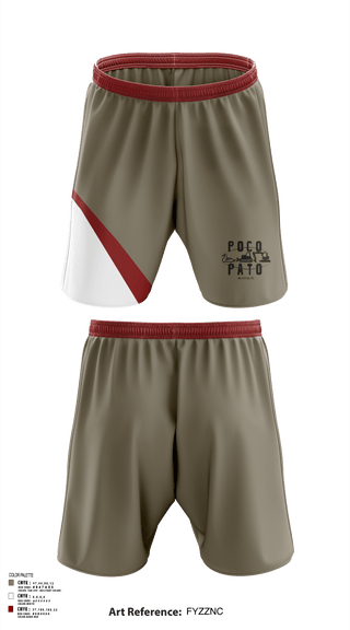 Athletic Shorts With Pockets, Poco Pato, , Teamtime, Team time, sublimation, custom sports apparel, team uniforms, spirit wear, spiritwear, sports uniforms, custom shirts, team store, custom team store, fundraiser sports, apparel fundraiser