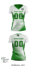 Pine Crest School (Upper School) Volleyball 95644172 Women's Short Sleeve V-neck Shirt - 142