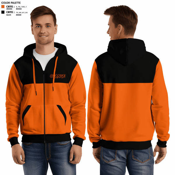Zip Hoodie, Orange, Baseball, Teamtime, Team time, sublimation, custom sports apparel, team uniforms, spirit wear, spiritwear, sports uniforms, custom shirts, team store, custom team store, fundraiser sports, apparel fundraiser
