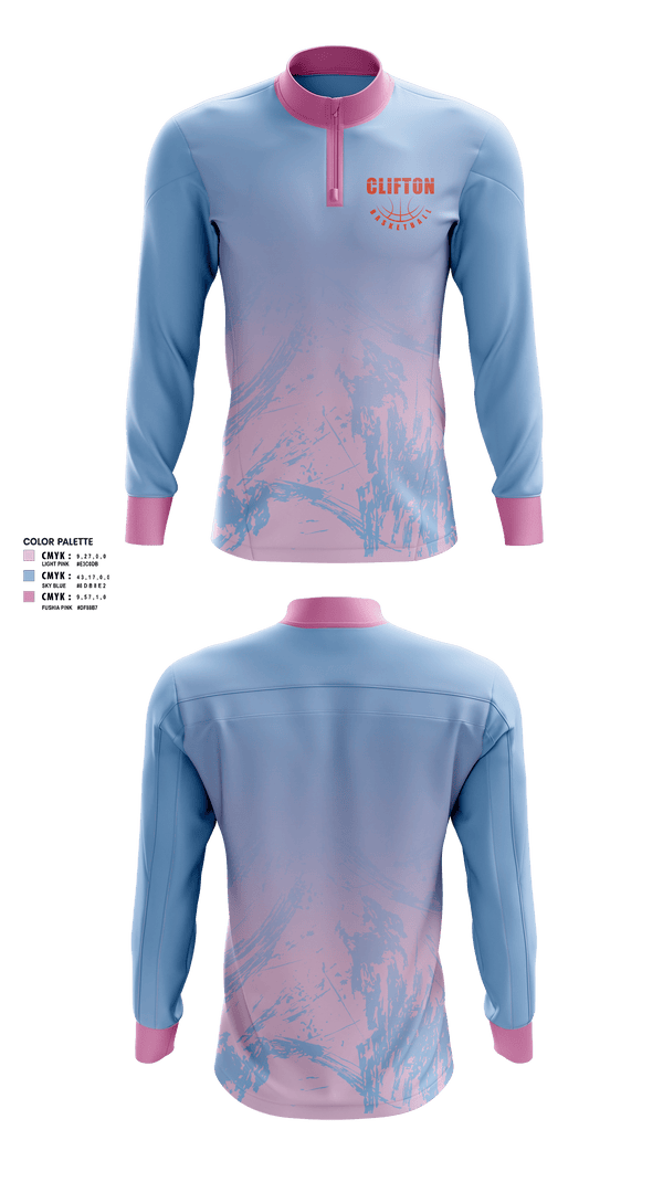 Quarter Zip Jacket, drive, Men's Basketball, Teamtime, Team time, sublimation, custom sports apparel, team uniforms, spirit wear, spiritwear, sports uniforms, custom shirts, team store, custom team store, fundraiser sports, apparel fundraiser