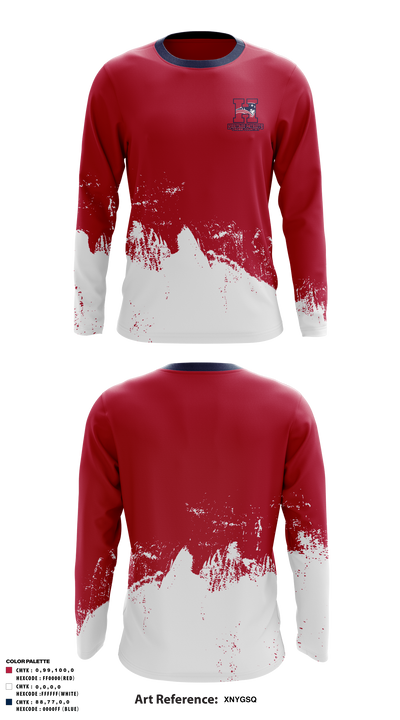 Heritage Patriots Cross Country 48291330 Long Sleeve Performance Shirt 1