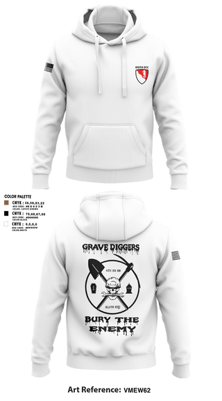 Hoodie, 615TH ECC, , Teamtime, Team time, sublimation, custom sports apparel, team uniforms, spirit wear, spiritwear, sports uniforms, custom shirts, team store, custom team store, fundraiser sports, apparel fundraiser