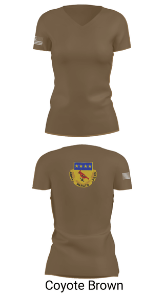 Women's Short Sleeve Vneck Shirt, Alpha BTRY 2/138th FA, National Guard, Teamtime, Team time, sublimation, custom sports apparel, team uniforms, spirit wear, spiritwear, sports uniforms, custom shirts, team store, custom team store, fundraiser sports, apparel fundraiser