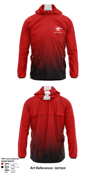 GHS Swimming 54822896 Windbreaker - 3