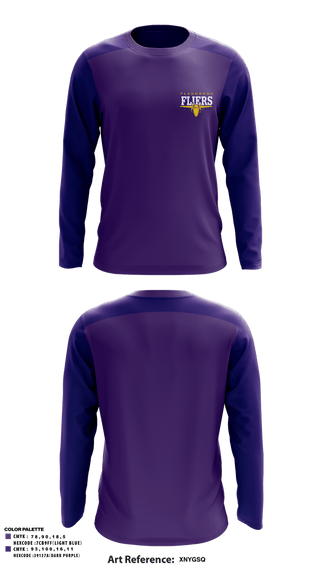 Long Sleeve Performance Shirt, Fliers, Baseball, Teamtime, Team time, sublimation, custom sports apparel, team uniforms, spirit wear, spiritwear, sports uniforms, custom shirts, team store, custom team store, fundraiser sports, apparel fundraiser