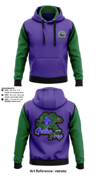 Hoodie, Gator Prep, Football, Teamtime, Team time, sublimation, custom sports apparel, team uniforms, spirit wear, spiritwear, sports uniforms, custom shirts, team store, custom team store, fundraiser sports, apparel fundraiser